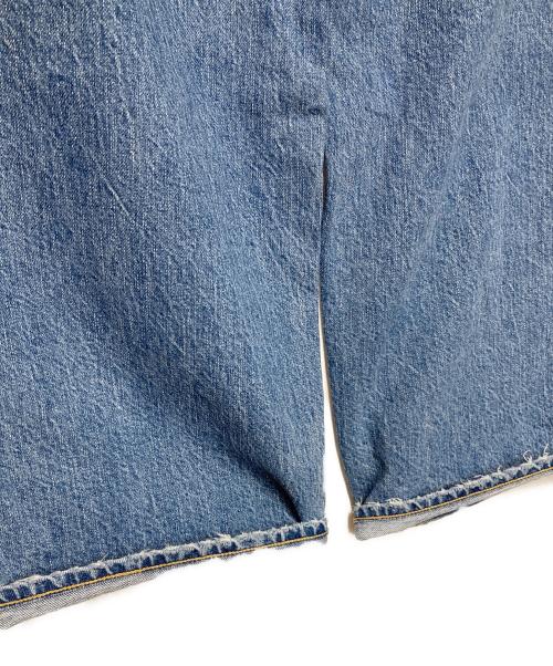 upper hights（アッパーハイツ）upper hights (アッパーハイツ) THE GARNET ハイライズワイドテーパード デニム ブルー サイズ:25の古着・服飾アイテム