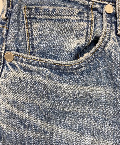 upper hights（アッパーハイツ）upper hights (アッパーハイツ) THE GARNET ハイライズワイドテーパード デニム ブルー サイズ:25の古着・服飾アイテム