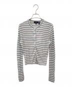 theoryセオリー）の古着「Neo Sag Harbor Cropped Cardigan」｜ブルー