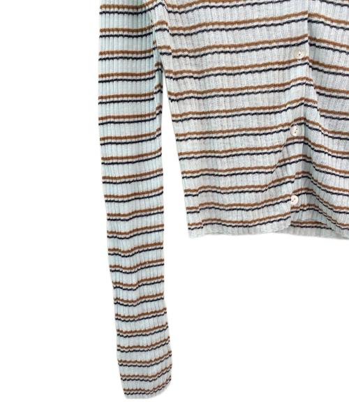 theory（セオリー）theory (セオリー) Neo Sag Harbor Cropped Cardigan ブルー サイズ:P（プチサイズ）の古着・服飾アイテム