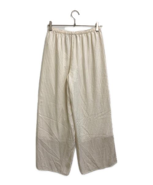 theory（セオリー）theory (セオリー) Washed Stripe Slit Pull On Pant アイボリー サイズ:SIZE P 未使用品の古着・服飾アイテム