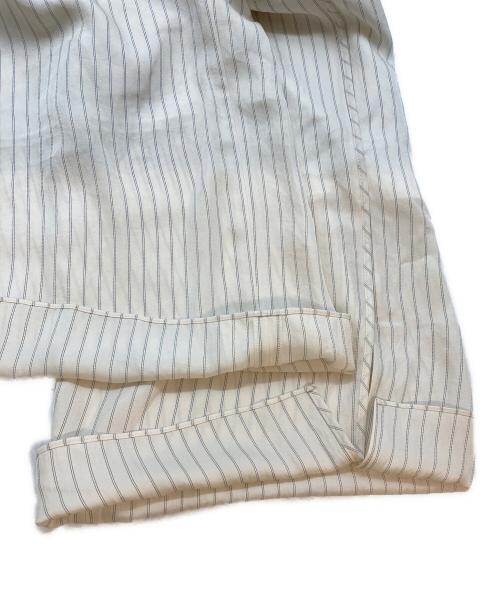 theory（セオリー）theory (セオリー) Washed Stripe Slit Pull On Pant アイボリー サイズ:SIZE P 未使用品の古着・服飾アイテム