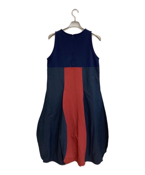 HeRIN.CYE（ヘリンドットサイ）HeRIN.CYE (ヘリンドットサイ) Ponte docking wave dress ネイビー サイズ:SIZE 38の古着・服飾アイテム