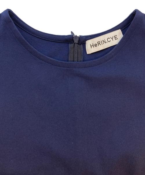 HeRIN.CYE（ヘリンドットサイ）HeRIN.CYE (ヘリンドットサイ) Ponte docking wave dress ネイビー サイズ:SIZE 38の古着・服飾アイテム