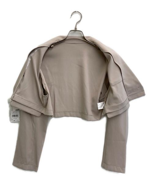 ANDRESD（アンドレスド）ANDRESD (アンドレスド) サイドレースオールインワンドレス グレージュ サイズ:SIZE M 未使用品の古着・服飾アイテム