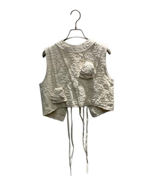 MAISON SPECIAL（メゾンスペシャル）MAISON SPECIAL (メゾンスペシャル) Flower Rustic Tops ベージュ サイズ:Freeの古着・服飾アイテム