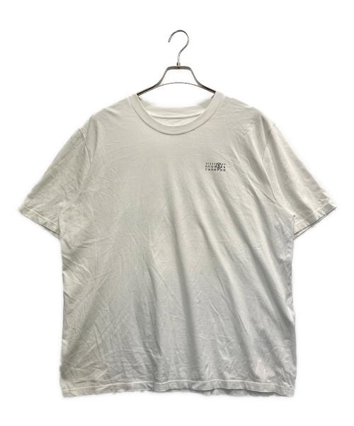 MM6 Maison Margiela（エムエムシックスメゾンマルジェラ）MM6 Maison Margiela (エムエムシックスメゾンマルジェラ) Tシャツ ホワイト サイズ:Lの古着・服飾アイテム