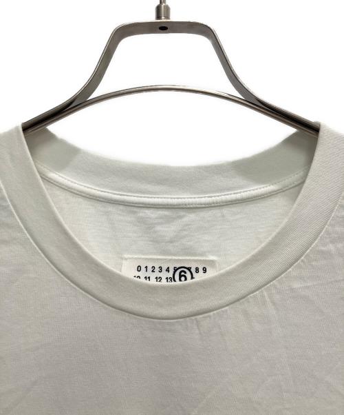 MM6 Maison Margiela（エムエムシックスメゾンマルジェラ）MM6 Maison Margiela (エムエムシックスメゾンマルジェラ) Tシャツ ホワイト サイズ:Lの古着・服飾アイテム