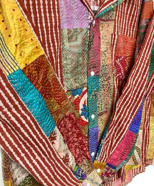 INDIA SHIRTINGS（インディア シャーティングス）INDIA SHIRTINGS (インディア シャーティングス) JOURNAL STANDARD relume (ジャーナルスタンダード レリューム) INDIA QUILTING LS SHIRTS マルチカラー サイズ:L 未使用品の古着・服飾アイテム