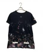 OFFWHITEオフホワイト）の古着「ギャラクシーブラッシュTシャツ」｜ブラック