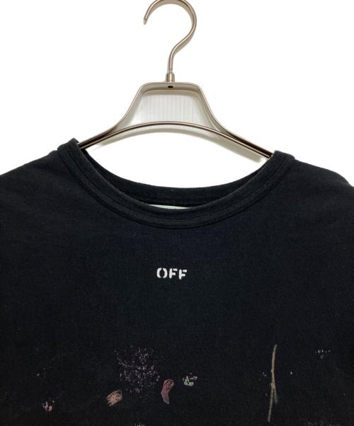 OFFWHITE（オフホワイト）OFFWHITE (オフホワイト) ギャラクシーブラッシュTシャツ ブラック サイズ:XSの古着・服飾アイテム