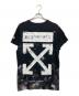 OFFWHITE (オフホワイト) ギャラクシーブラッシュTシャツ ブラック サイズ:XS：11000円