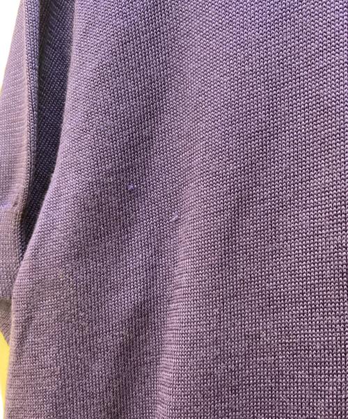 BALENCIAGA（バレンシアガ）BALENCIAGA (バレンシアガ) 半袖ニット パープル サイズ:38の古着・服飾アイテム