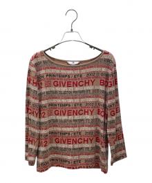 GIVENCHY BOUTIQUES（ジバンシー ブティックス）の古着「総柄カットソー」｜ベージュ