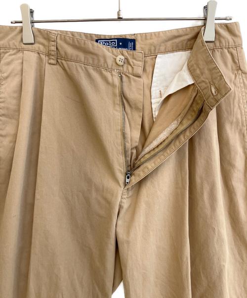 POLO RALPH LAUREN（ポロ・ラルフローレン）POLO RALPH LAUREN (ポロ・ラルフローレン) HAMMOND PANT ベージュ サイズ:SIZE 81cm (W32)の古着・服飾アイテム