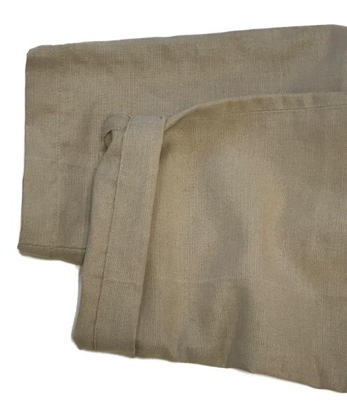 POLO RALPH LAUREN（ポロ・ラルフローレン）POLO RALPH LAUREN (ポロ・ラルフローレン) リネンコットン 2タックトラウザーズ ベージュ サイズ:91cm (W36)の古着・服飾アイテム