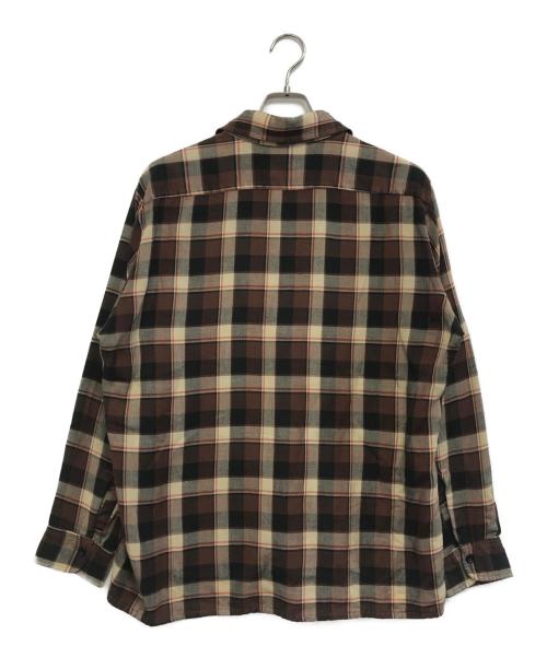ARROW（アロー）ARROW (アロー) チェックシャツ ブラウン サイズ:表記なしの古着・服飾アイテム