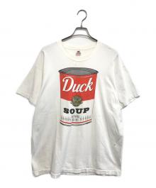 FRUIT OF THE LOOM（フルーツオブザルーム）の古着「Duck SOUPプリントTシャツ」｜ホワイト