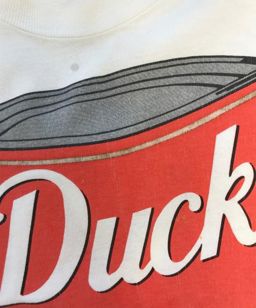 FRUIT OF THE LOOM（フルーツオブザルーム）FRUIT OF THE LOOM (フルーツオブザルーム) Duck SOUPプリントTシャツ ホワイト サイズ:XLの古着・服飾アイテム
