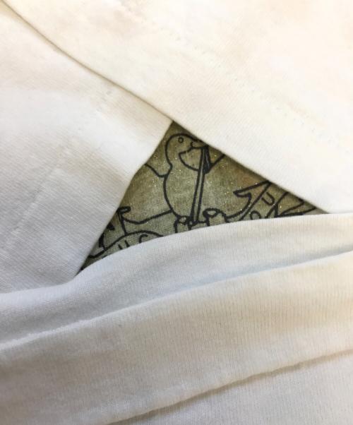 FRUIT OF THE LOOM（フルーツオブザルーム）FRUIT OF THE LOOM (フルーツオブザルーム) Duck SOUPプリントTシャツ ホワイト サイズ:XLの古着・服飾アイテム