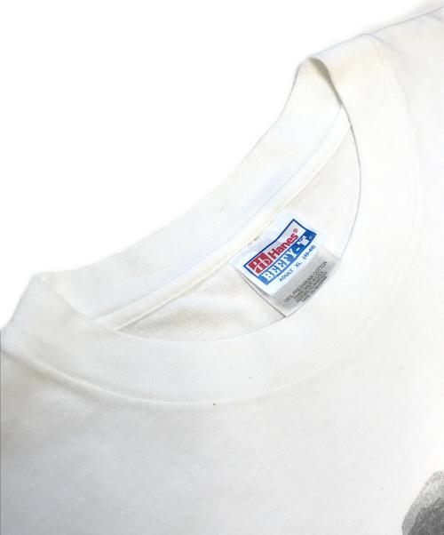 Hanes（ヘインズ）Hanes (ヘインズ) アートTシャツ ホワイト サイズ:XLの古着・服飾アイテム