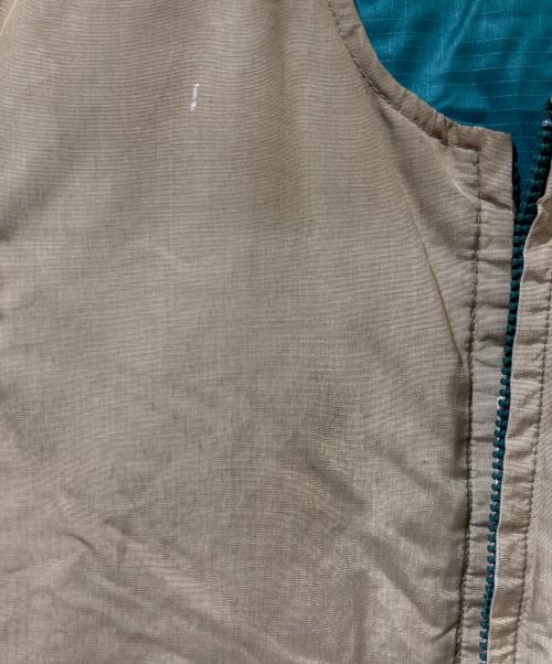Eddie Bauer（エディーバウアー）Eddie Bauer (エディーバウアー) リバーシブルダウンベスト グリーン×ベージュ サイズ:不明の古着・服飾アイテム