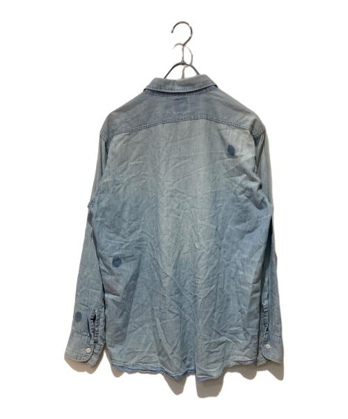 WASHINGTON DEE CEE（ワシントンディーシー）WASHINGTON DEE CEE (ワシントンディーシー) シャンブレーシャツ ブルー サイズ:不明の古着・服飾アイテム
