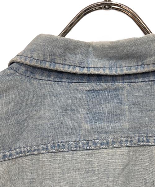 WASHINGTON DEE CEE（ワシントンディーシー）WASHINGTON DEE CEE (ワシントンディーシー) シャンブレーシャツ ブルー サイズ:不明の古着・服飾アイテム