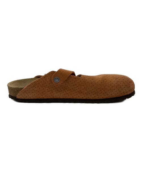 BIRKENSTOCK（ビルケンシュトック）BIRKENSTOCK (ビルケンシュトック) Boston スエード レザー エンボス オレンジ サイズ:28cmの古着・服飾アイテム