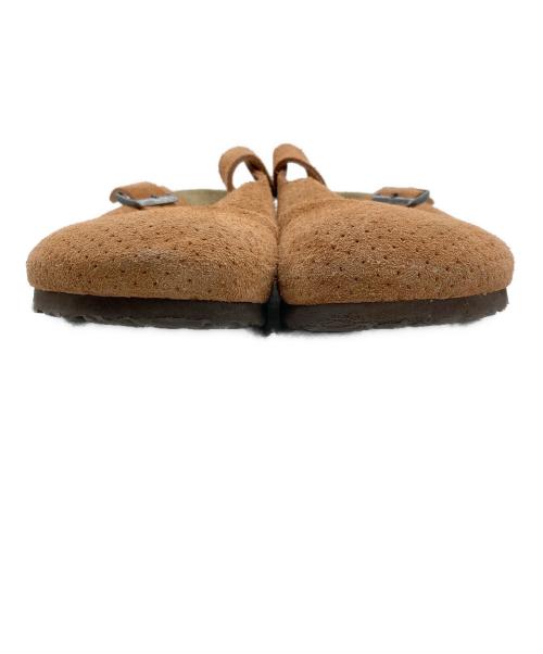 BIRKENSTOCK（ビルケンシュトック）BIRKENSTOCK (ビルケンシュトック) Boston スエード レザー エンボス オレンジ サイズ:28cmの古着・服飾アイテム