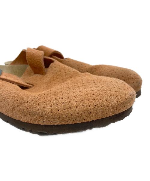 BIRKENSTOCK（ビルケンシュトック）BIRKENSTOCK (ビルケンシュトック) Boston スエード レザー エンボス オレンジ サイズ:28cmの古着・服飾アイテム