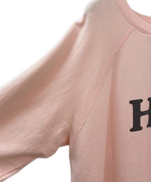 MADISON BLUE（マディソンブルー）MADISON BLUE (マディソンブルー) 別注 HELLO SWEAT ピンク サイズ:01（S）の古着・服飾アイテム
