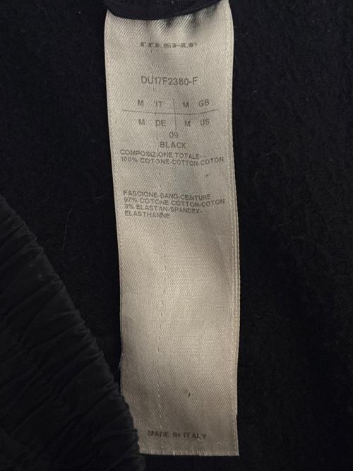 DRKSHDW（ダークシャドウ）DRKSHDW (ダークシャドウ) PANTALONI IN FELPA-PODS ブラック サイズ:Mの古着・服飾アイテム