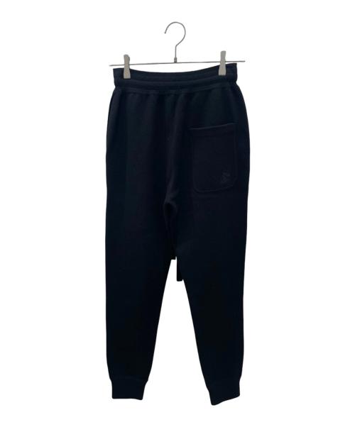 DRAWER（ドゥロワー）DRAWER (ドゥロワー) 14Gウールカシミヤ ミラノ編み ニットパンツ ブラック サイズ:1の古着・服飾アイテム