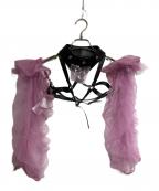 noir kei ninomiyaノワール ケイ ニノミヤ）の古着「Tulle Ruffle Harness/チュールハーネス」｜ブラック×ピンク