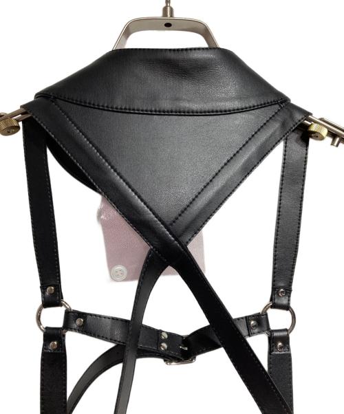 noir kei ninomiya（ノワール ケイ ニノミヤ）noir kei ninomiya (ノワール ケイ ニノミヤ) Tulle Ruffle Harness/チュールハーネス ブラック×ピンク サイズ:freeの古着・服飾アイテム