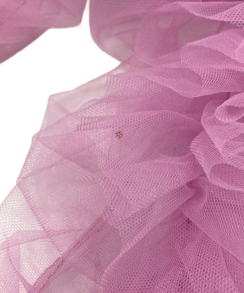 noir kei ninomiya（ノワール ケイ ニノミヤ）noir kei ninomiya (ノワール ケイ ニノミヤ) Tulle Ruffle Harness/チュールハーネス ブラック×ピンク サイズ:freeの古着・服飾アイテム