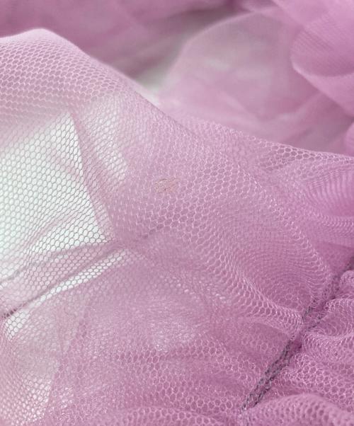 noir kei ninomiya（ノワール ケイ ニノミヤ）noir kei ninomiya (ノワール ケイ ニノミヤ) Tulle Ruffle Harness/チュールハーネス ブラック×ピンク サイズ:freeの古着・服飾アイテム