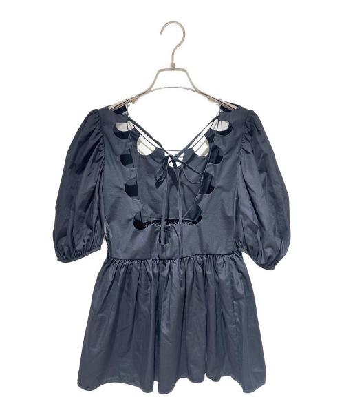 CECILIE BAHNSEN（セシリーバンセン）CECILIE BAHNSEN (セシリーバンセン) HOPE TOP/ブラウス ブラック サイズ:UK8/US4の古着・服飾アイテム