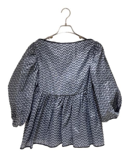 CECILIE BAHNSEN（セシリーバンセン）CECILIE BAHNSEN (セシリーバンセン) HEIDI TOP グレー サイズ:UK8の古着・服飾アイテム