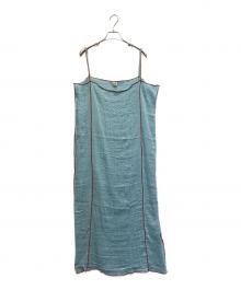 BASERANGE（ベースレンジ）の古着「SHOK SLIP DRESS」｜ブルー