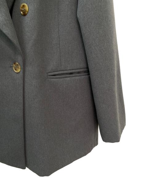 MM6 Maison Margiela（エムエムシックスメゾンマルジェラ）MM6 Maison Margiela (エムエムシックスメゾンマルジェラ) ダブルテーラードジャケット グレー サイズ:38の古着・服飾アイテム