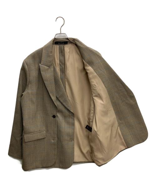 ROKH（ロク）ROKH (ロク) レイヤード ダブルジャケット ブラウン サイズ:38の古着・服飾アイテム