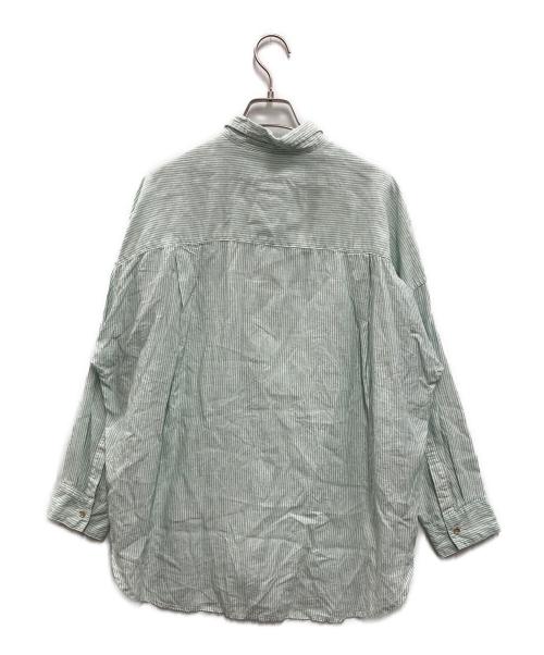 Spick and Span（スピック＆スパン）Spick and Span (スピック＆スパン) 80リネンカシュクール ビッグシャツ グリーン サイズ:FREEの古着・服飾アイテム