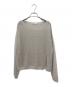 Noble（ノーブル）の古着「ISY Linen mixラメ スカシニット」｜シルバー