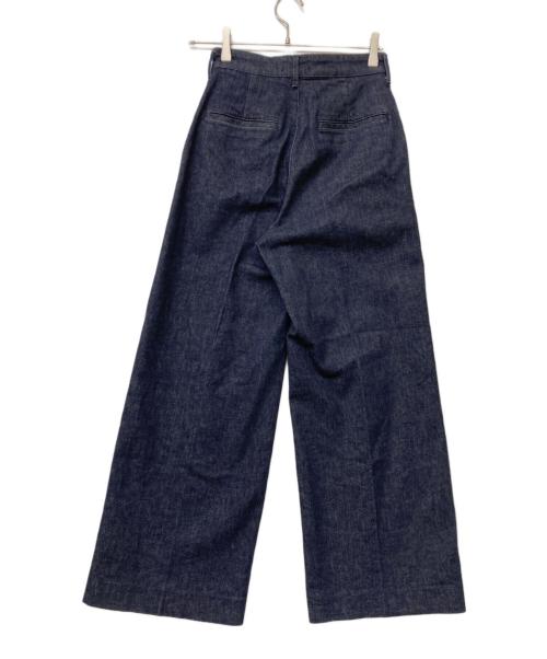 YANUK（ヤヌーク）YANUK (ヤヌーク) ピンタックストレートデニムパンツ インディゴ サイズ:SIZE Sの古着・服飾アイテム