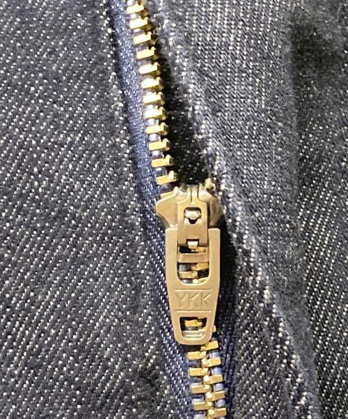 YANUK（ヤヌーク）YANUK (ヤヌーク) ピンタックストレートデニムパンツ インディゴ サイズ:SIZE Sの古着・服飾アイテム
