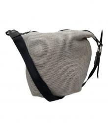 BAG'n'NOUN（バッグンナウン）の古着「SHOULDER MESH 'MINI'/ショルダーメッシュミニ」｜グレー×ブラック