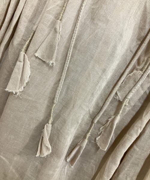 PLAIN PEOPLE（プレインピープル）PLAIN PEOPLE (プレインピープル) コットンボイルブラウス ブラウン サイズ:SIZE 9の古着・服飾アイテム