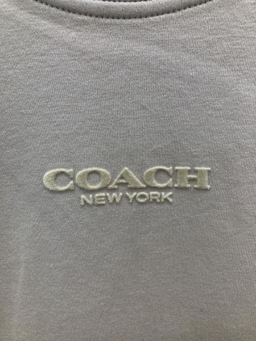 COACH（コーチ）COACH (コーチ) ロゴTシャツ ベージュ サイズ:Sの古着・服飾アイテム